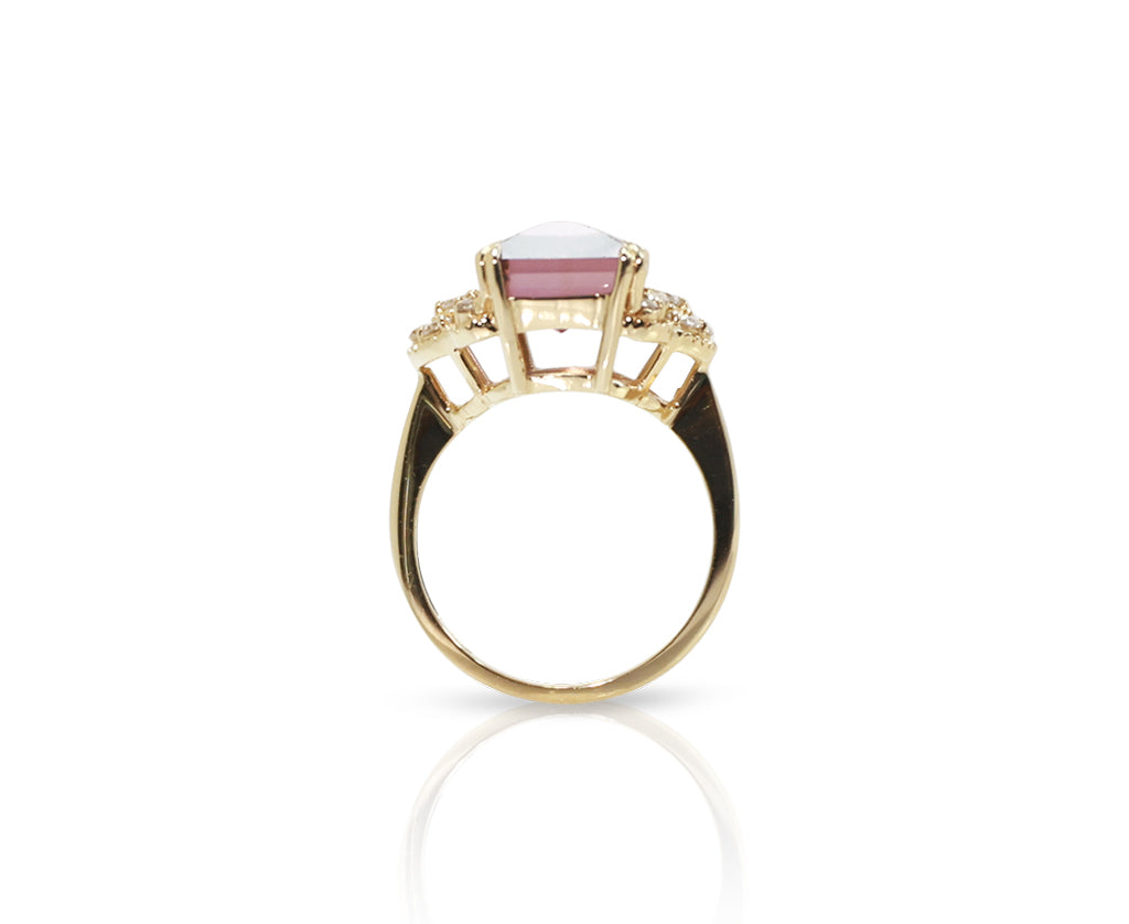 14K Yellow Gold Ametrine Ring