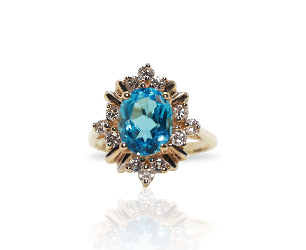 North Star Topaz Ring