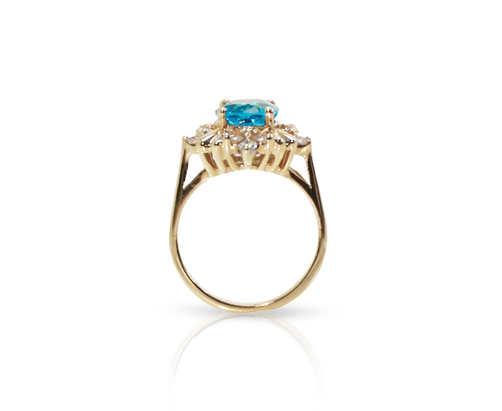 North Star Topaz Ring
